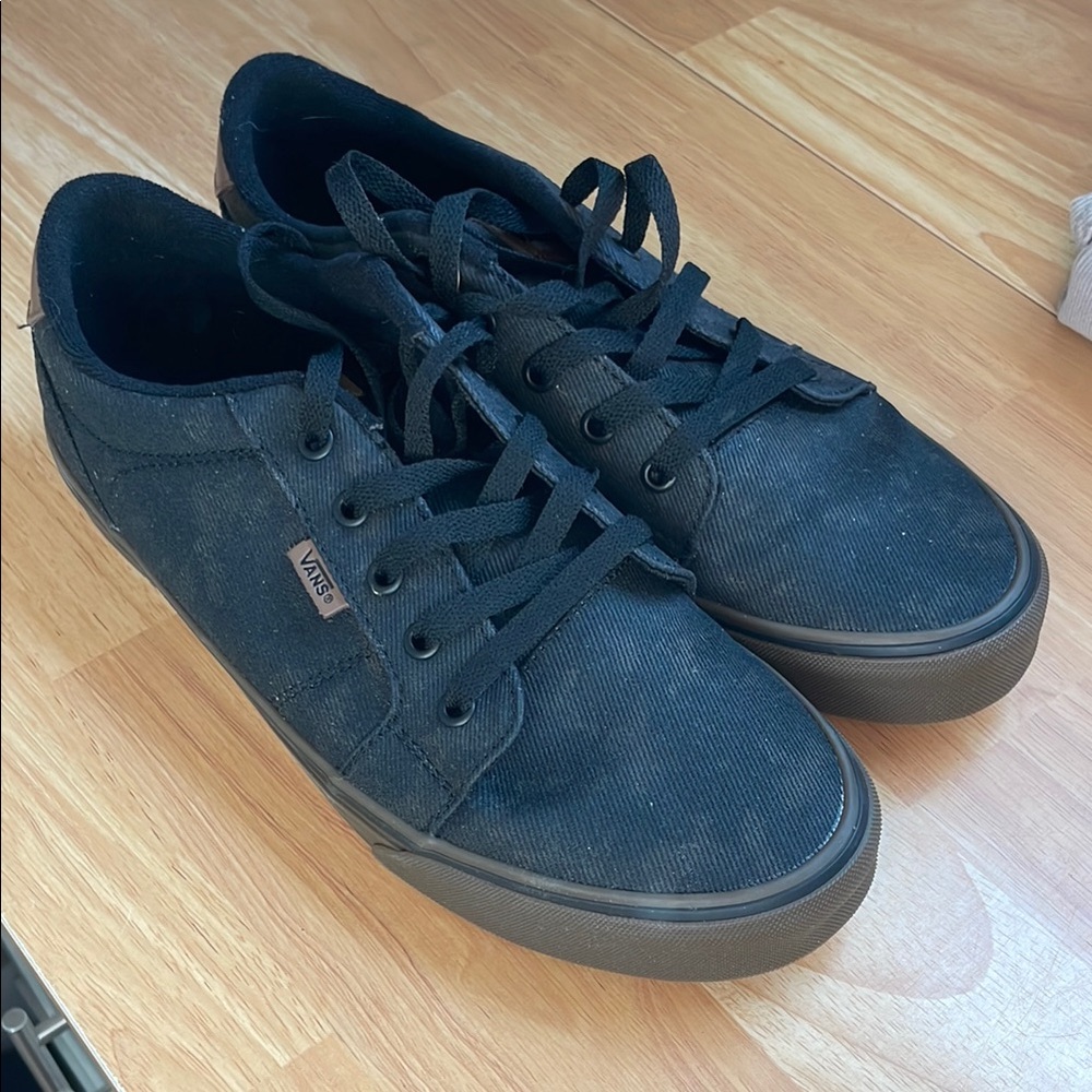 Vans Black Sneakers Low-Top Skate Shoes